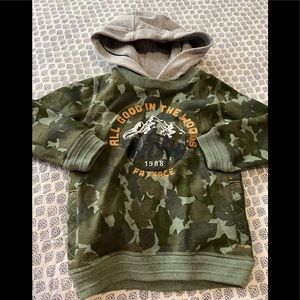 Fat Face Camo Hoodie NWT